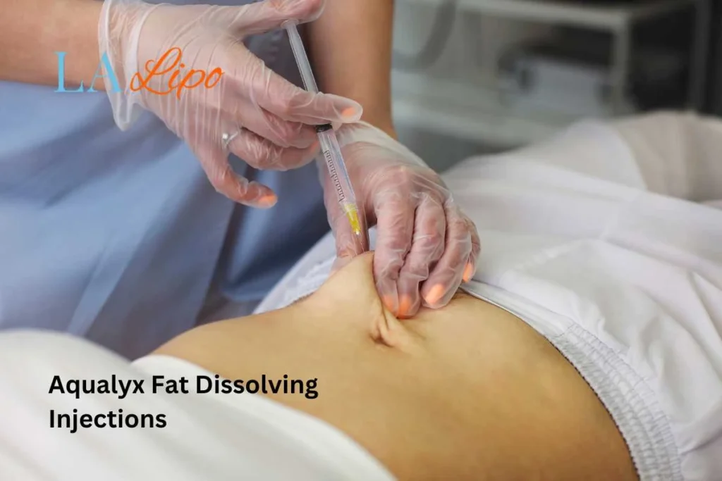 woman having fat dissolving injections Greater London (Waltham Forest) in the stomach