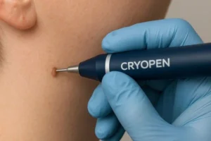 Person receiving skin tag removal Greater London (Waltham Forest)