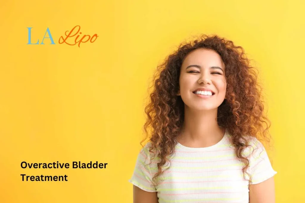 woman smiling about overactive bladder treatment Greater London (Waltham Forest) solutions